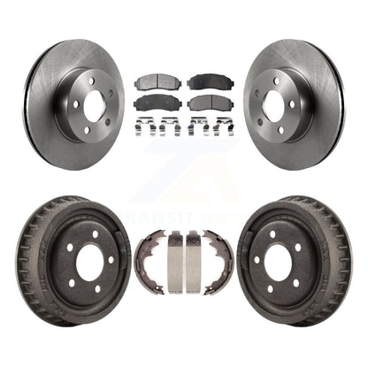 [Avant + Arrière] Kit de Disque et plaquette (semi-métallique) de frein pour Ford Ranger Mazda B4000 avec 9" Diameter K8F-103227