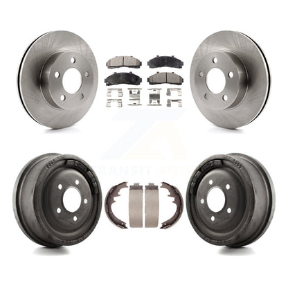 [Avant + Arrière] Kit de Disque et plaquette (semi-métallique) de frein pour Ford Ranger Mazda B3000 B4000 avec 10" Diameter 4WD K8F-103231