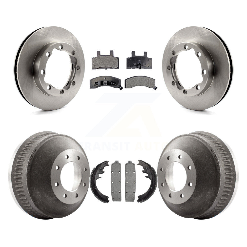 [Avant + Arrière] Kit de Disque et plaquette (semi-métallique) de frein pour 1988-1989 K3500 Chevrolet GMC K8F-103233