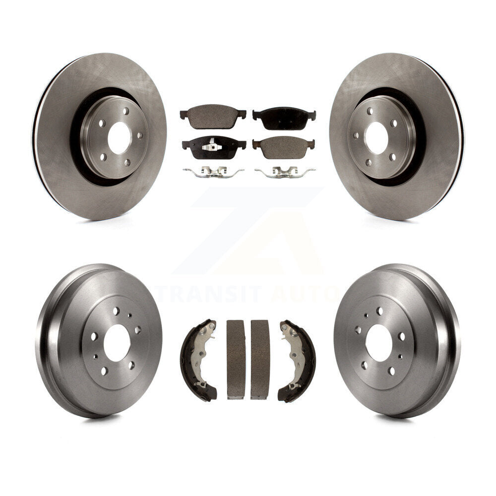 [Avant + Arrière] Kit de Disque et plaquette (semi-métallique) de frein pour Ford Focus ST K8F-103235
