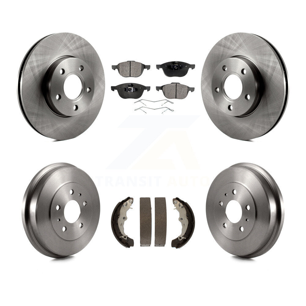 [Avant + Arrière] Kit de Disque et plaquette (semi-métallique) de frein pour Ford Focus K8F-103236
