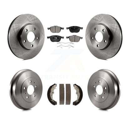 [Avant + Arrière] Kit de Disque et plaquette (semi-métallique) de frein pour Ford Focus K8F-103236