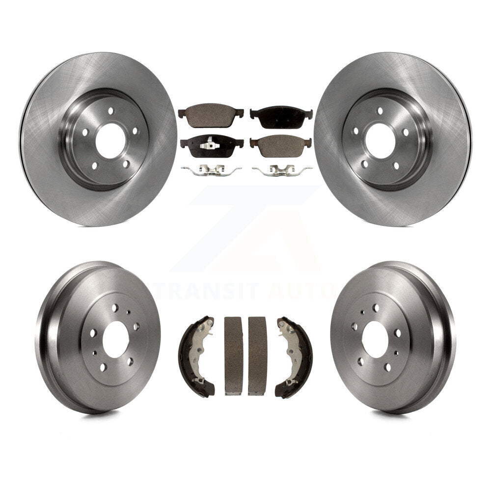 [Avant + Arrière] Kit de Disque et plaquette (semi-métallique) de frein pour Ford Focus ST K8F-103237