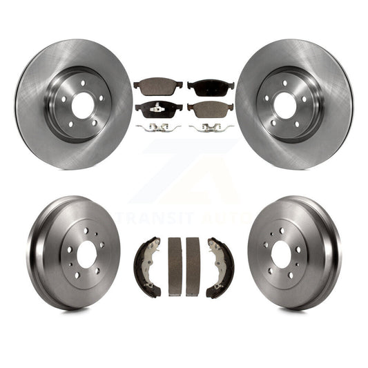 [Avant + Arrière] Kit de Disque et plaquette (semi-métallique) de frein pour Ford Focus ST K8F-103237