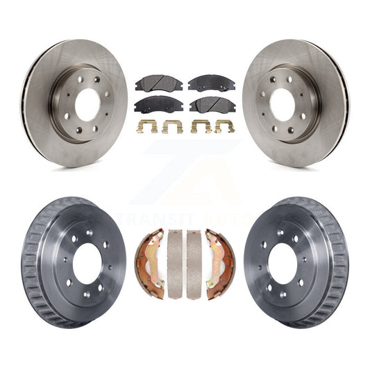 [Avant + Arrière] Kit de Disque et plaquette (semi-métallique) de frein pour 2007-2009 Kia Spectra K8F-103240