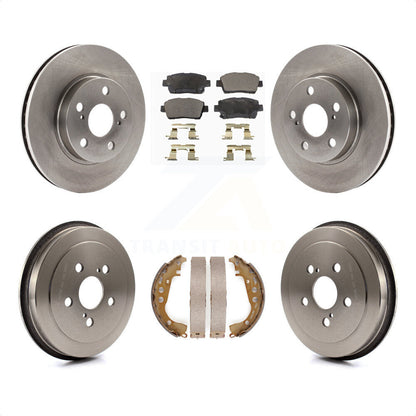 [Avant + Arrière] Kit de Disque et plaquette (semi-métallique) de frein pour 2000 Toyota Celica GT K8F-103245 par Transit Auto