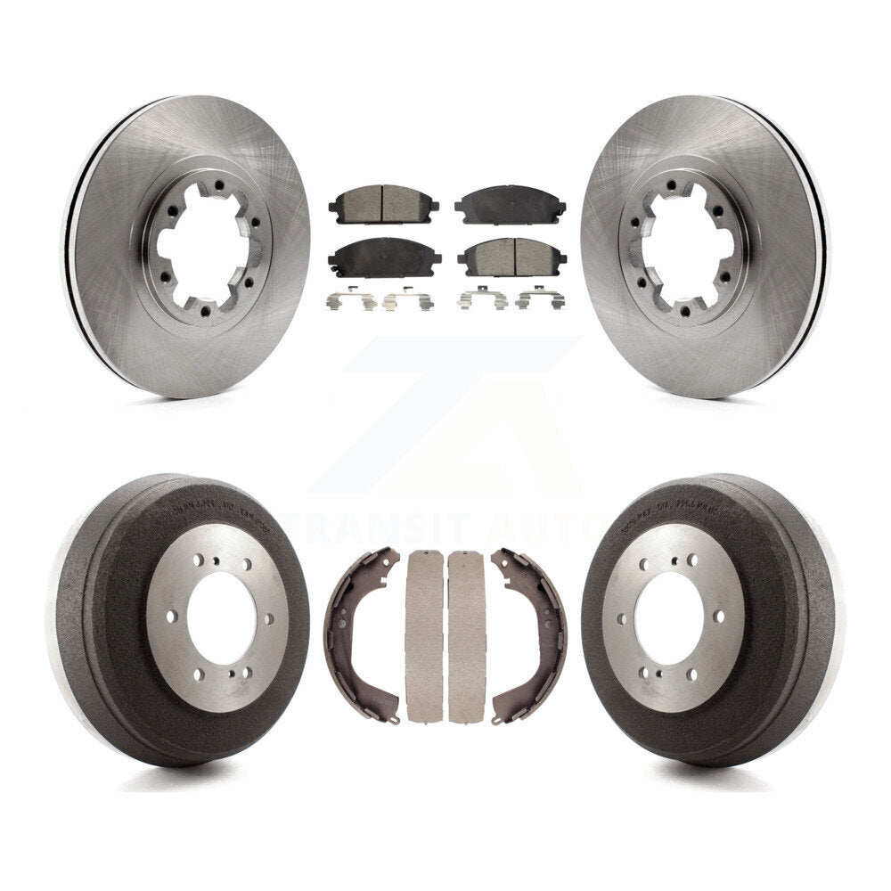 [Avant + Arrière] Kit de Disque et plaquette (semi-métallique) de frein pour Nissan Pathfinder INFINITI QX4 K8F-103258