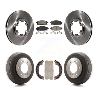 [Avant + Arrière] Kit de Disque et plaquette (semi-métallique) de frein pour Nissan Pathfinder INFINITI QX4 K8F-103259