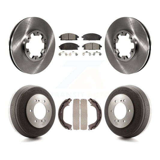 [Avant + Arrière] Kit de Disque et plaquette (semi-métallique) de frein pour Nissan Pathfinder INFINITI QX4 K8F-103259