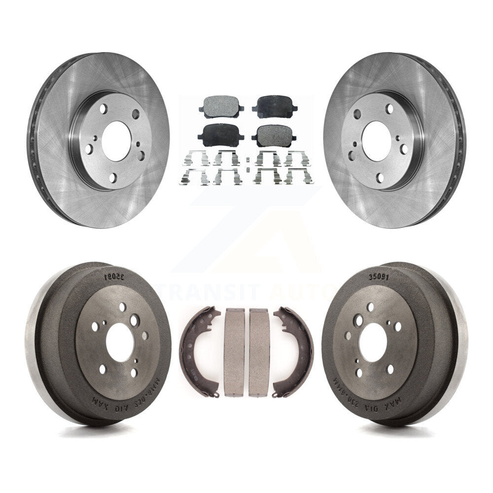 [Avant + Arrière] Kit de Disque et plaquette (semi-métallique) de frein pour 2002-2003 Toyota Solara 2.4L K8F-103260