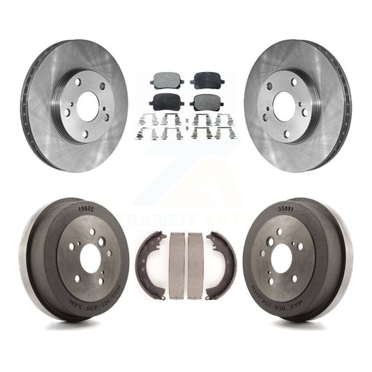 [Avant + Arrière] Kit de Disque et plaquette (semi-métallique) de frein pour 2002-2003 Toyota Solara 2.4L K8F-103260