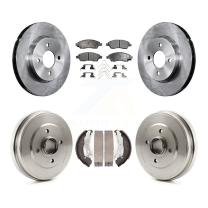 [Avant + Arrière] Kit de Disque et plaquette (semi-métallique) de frein pour Nissan Versa Note Micra K8F-103267 par Transit Auto