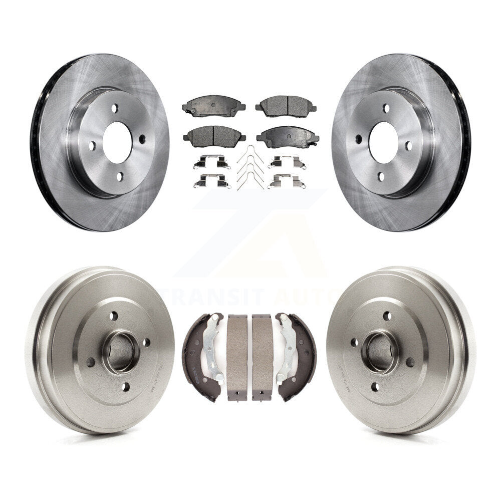 [Avant + Arrière] Kit de Disque et plaquette (semi-métallique) de frein pour Nissan Versa Note Micra K8F-103267