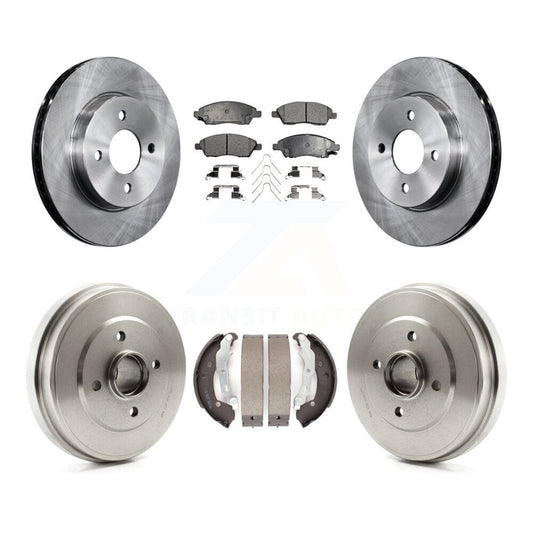 [Avant + Arrière] Kit de Disque et plaquette (semi-métallique) de frein pour Nissan Versa Note Micra K8F-103267