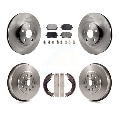 [Avant + Arrière] Kit de Disque et plaquette (semi-métallique) de frein pour 2003-2006 Toyota Matrix Pontiac Vibe AWD K8F-103269