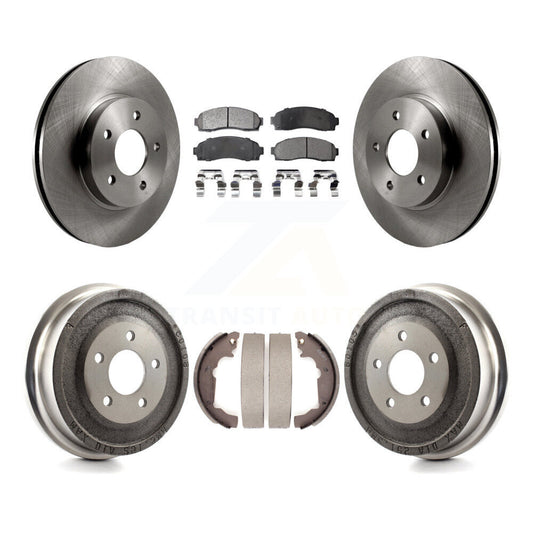 [Avant + Arrière] Kit de Disque et plaquette (semi-métallique) de frein pour Saturn Vue Chevrolet Equinox Pontiac Torrent K8F-103271