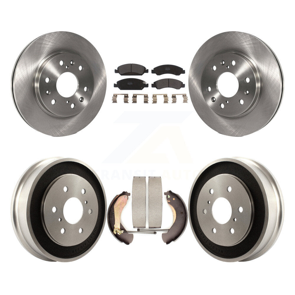 [Avant + Arrière] Kit de Disque et plaquette (semi-métallique) de frein pour Chevrolet Silverado 1500 GMC Sierra Classic K8F-103276