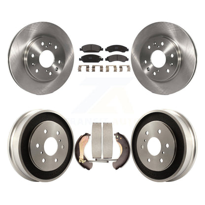 [Avant + Arrière] Kit de Disque et plaquette (semi-métallique) de frein pour Chevrolet Silverado 1500 GMC Sierra Classic K8F-103276