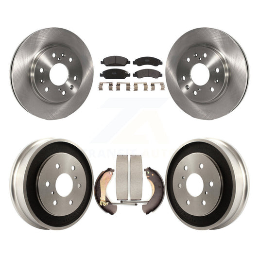 [Avant + Arrière] Kit de Disque et plaquette (semi-métallique) de frein pour Chevrolet Silverado 1500 GMC Sierra Classic K8F-103276