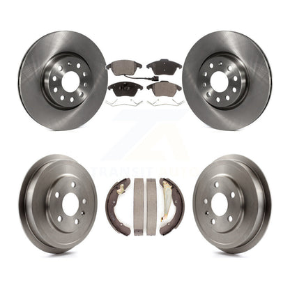 [Avant + Arrière] Kit de Disque et plaquette (semi-métallique) de frein pour Volkswagen Jetta Beetle avec 312mm Diameter Rotor K8F-103279