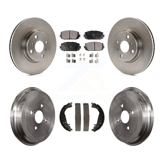 [Avant + Arrière] Kit de Disque et plaquette (semi-métallique) de frein pour 2012-2013 Toyota Yaris SE K8F-103284
