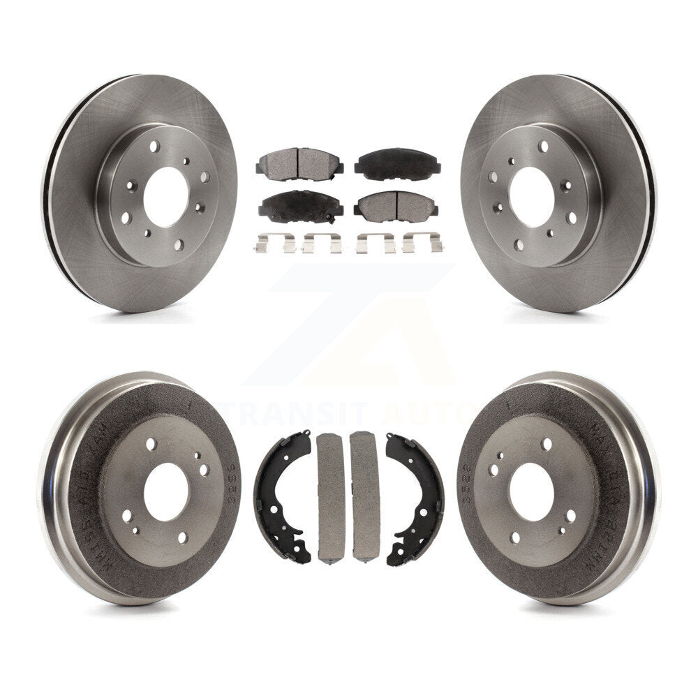 [Avant + Arrière] Kit de Disque et plaquette (semi-métallique) de frein pour 1998-2002 Honda Accord Coupe avec 2.3L K8F-103288