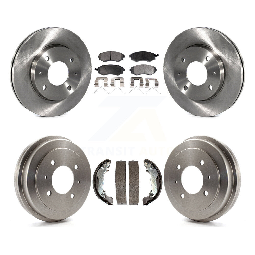 [Avant + Arrière] Kit de Disque et plaquette (semi-métallique) de frein pour Hyundai Elantra rear brakes K8F-103291