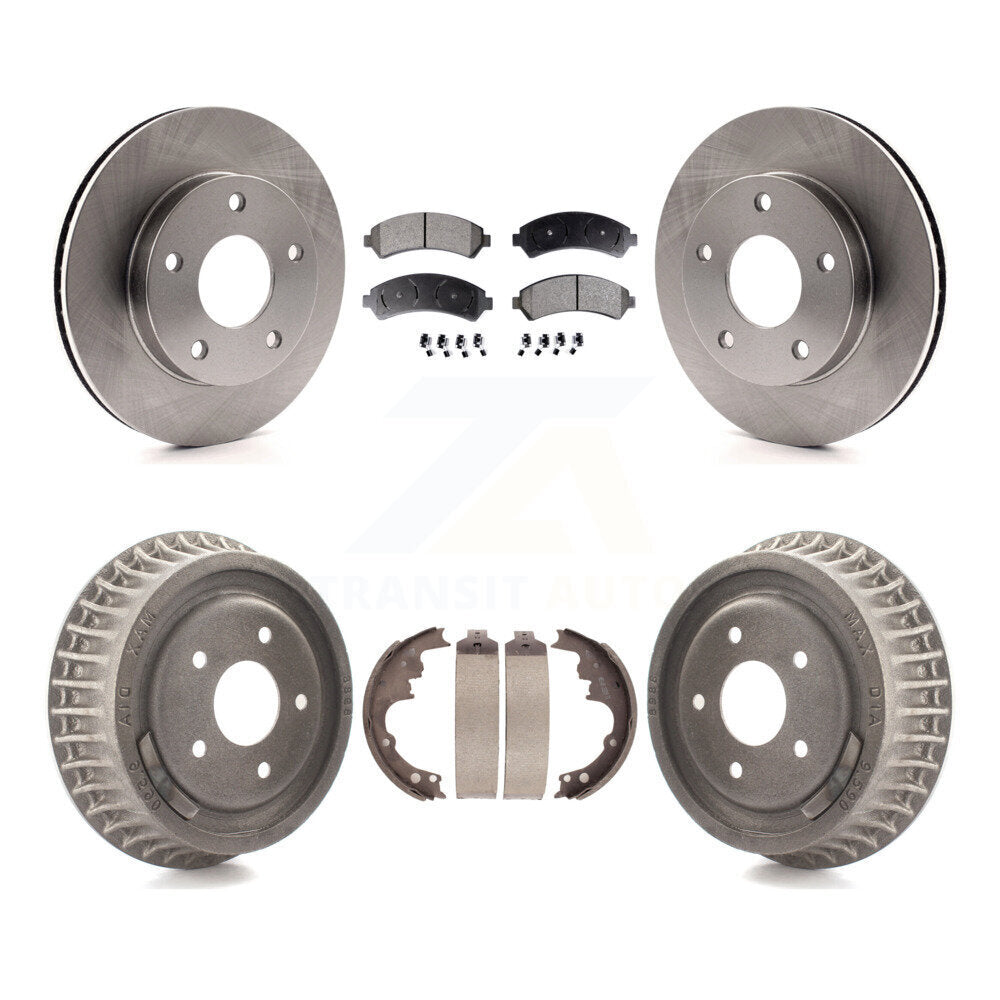 [Avant + Arrière] Kit de Disque et plaquette (semi-métallique) de frein pour 1997 Chevrolet Blazer GMC Jimmy K8F-103296