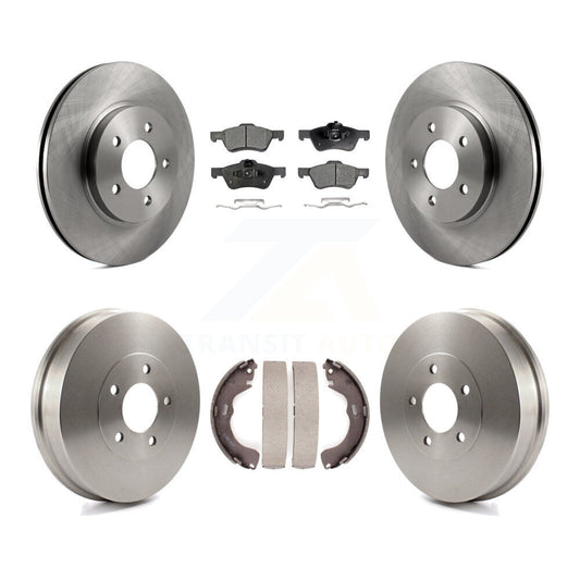 [Avant + Arrière] Kit de Disque et plaquette (semi-métallique) de frein pour 2008 Mazda Tribute K8F-103300