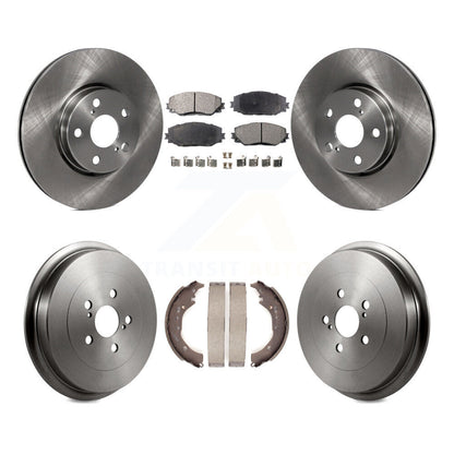 [Avant + Arrière] Kit de Disque et plaquette (semi-métallique) de frein pour Toyota Corolla K8F-103304