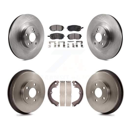 [Avant + Arrière] Kit de Disque et plaquette (semi-métallique) de frein pour Subaru Forester Impreza K8F-103305