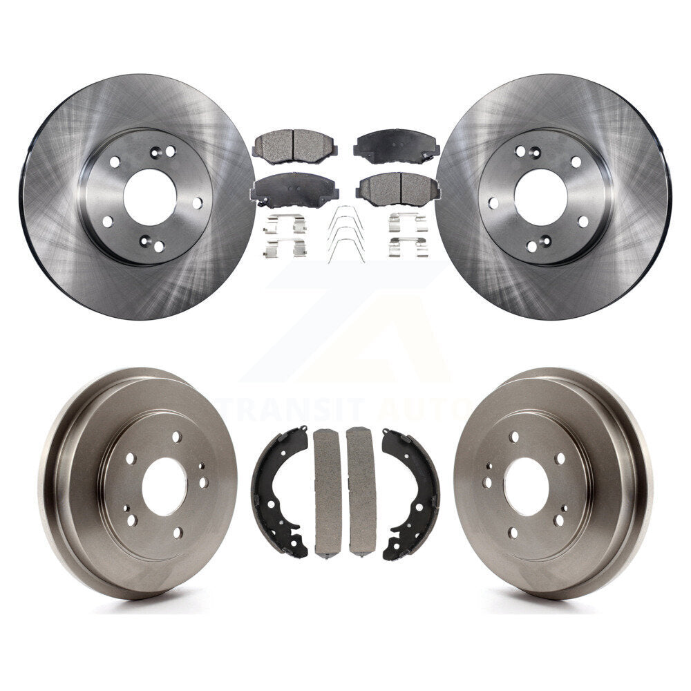 [Avant + Arrière] Kit de Disque et plaquette (semi-métallique) de frein pour Honda Accord Fit K8F-103311