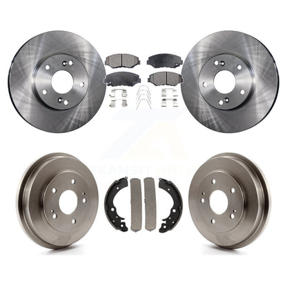 [Avant + Arrière] Kit de Disque et plaquette (semi-métallique) de frein pour Honda Accord Fit K8F-103311