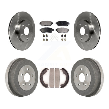 [Avant + Arrière] Kit de Disque et plaquette (semi-métallique) de frein pour 1996-2000 Toyota RAV4 K8F-103317