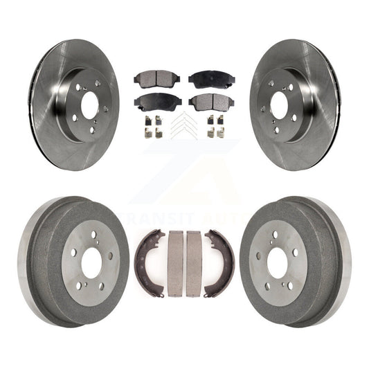 [Avant + Arrière] Kit de Disque et plaquette (semi-métallique) de frein pour 1996-2000 Toyota RAV4 K8F-103317