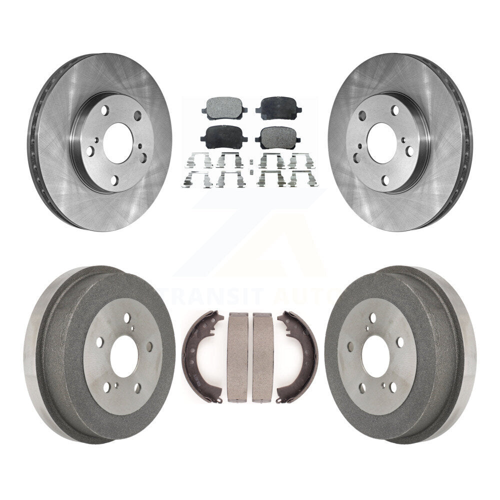 [Avant + Arrière] Kit de Disque et plaquette (semi-métallique) de frein pour 1999-2001 Toyota Solara 2.2L K8F-103318