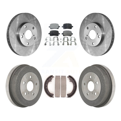 [Avant + Arrière] Kit de Disque et plaquette (semi-métallique) de frein pour 1999-2001 Toyota Solara 2.2L K8F-103318
