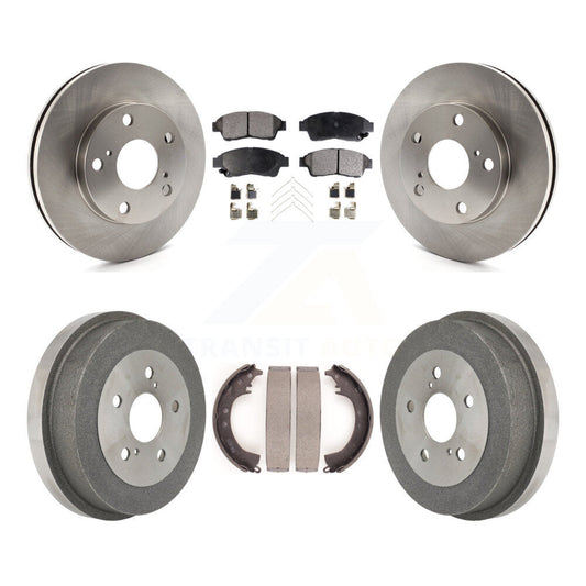 [Avant + Arrière] Kit de Disque et plaquette (semi-métallique) de frein pour Toyota Camry 2.2L K8F-103320