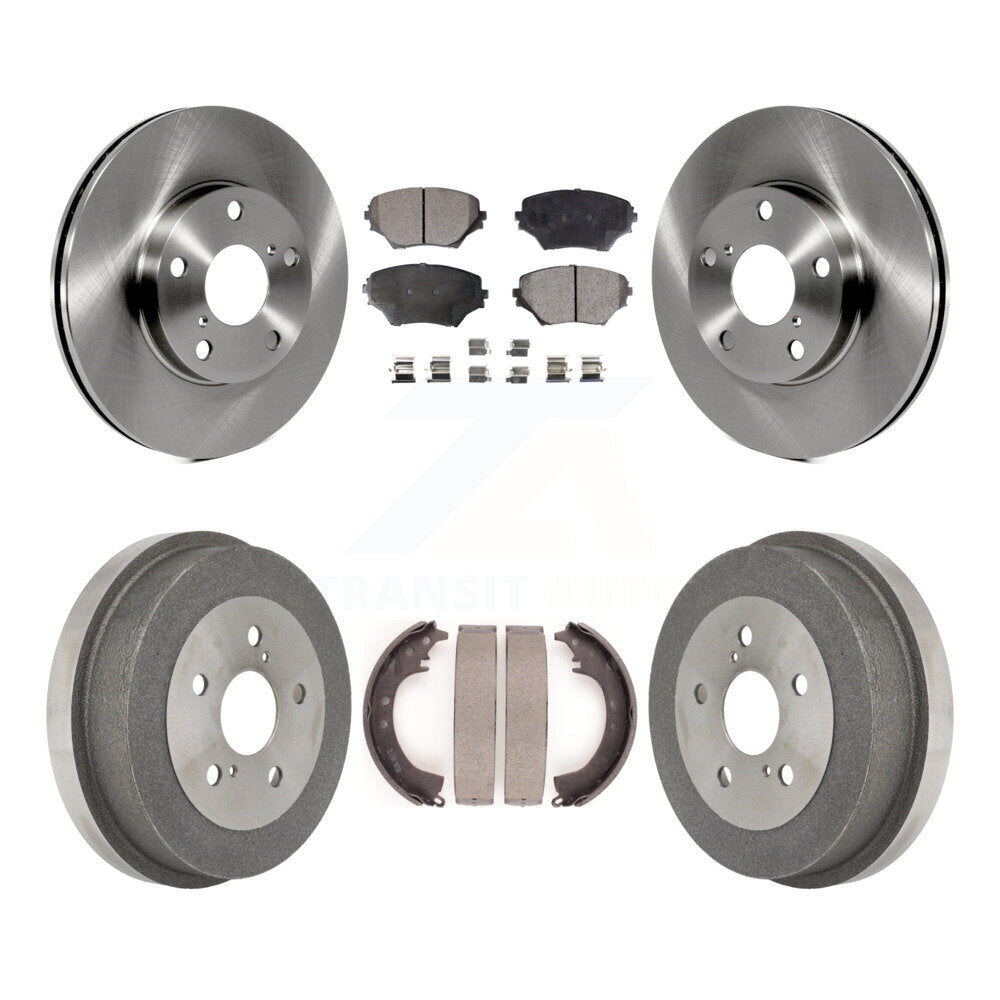 [Avant + Arrière] Kit de Disque et plaquette (semi-métallique) de frein pour 2001-2002 Toyota RAV4 GAS engine K8F-103321