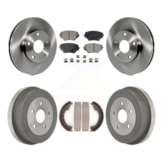 [Avant + Arrière] Kit de Disque et plaquette (semi-métallique) de frein pour 2001-2002 Toyota RAV4 GAS engine K8F-103321