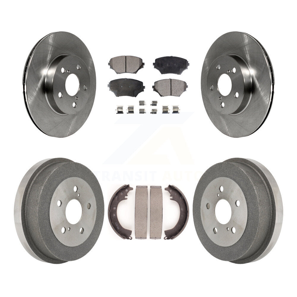 [Avant + Arrière] Kit de Disque et plaquette (semi-métallique) de frein pour 2001-2002 Toyota RAV4 BATTERY EV (EV BEV) engine K8F-103322