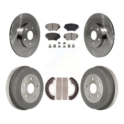 [Avant + Arrière] Kit de Disque et plaquette (semi-métallique) de frein pour 2001-2002 Toyota RAV4 BATTERY EV (EV BEV) engine K8F-103322