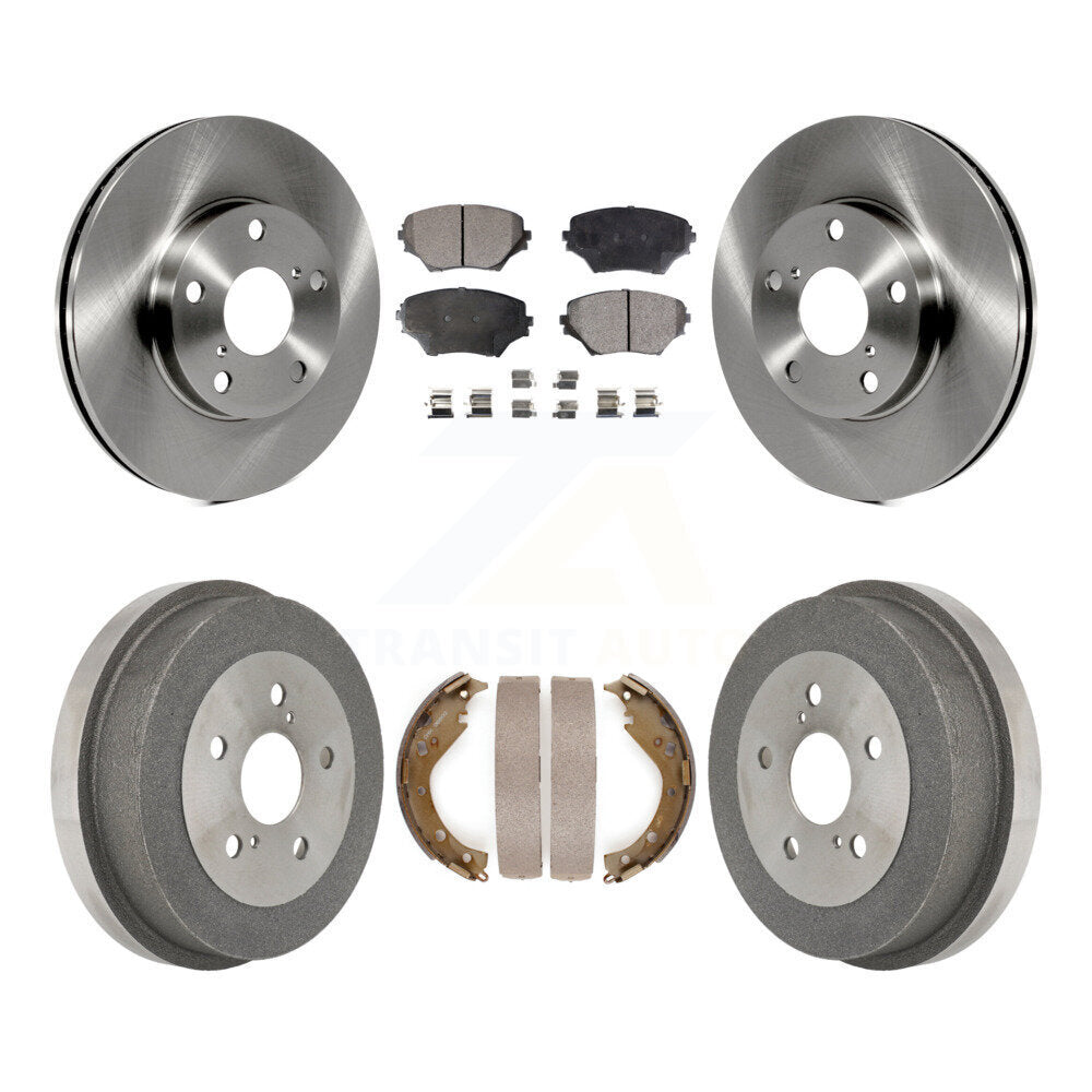 [Avant + Arrière] Kit de Disque et plaquette (semi-métallique) de frein pour Toyota RAV4 K8F-103323