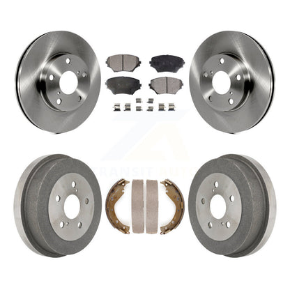 [Avant + Arrière] Kit de Disque et plaquette (semi-métallique) de frein pour Toyota RAV4 K8F-103323