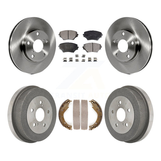 [Avant + Arrière] Kit de Disque et plaquette (semi-métallique) de frein pour Toyota RAV4 K8F-103323