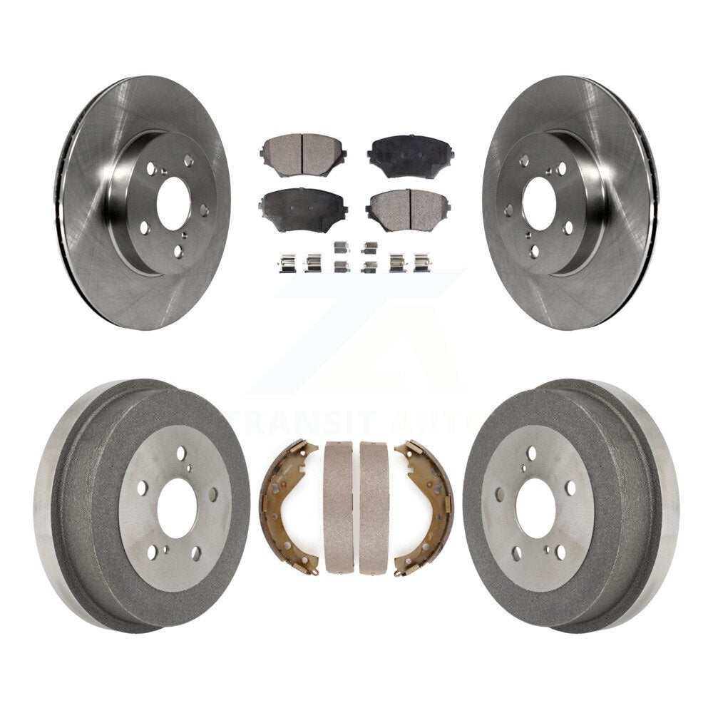 [Avant + Arrière] Kit de Disque et plaquette (semi-métallique) de frein pour 2003 Toyota RAV4 BATTERY EV (EV BEV) engine K8F-103324