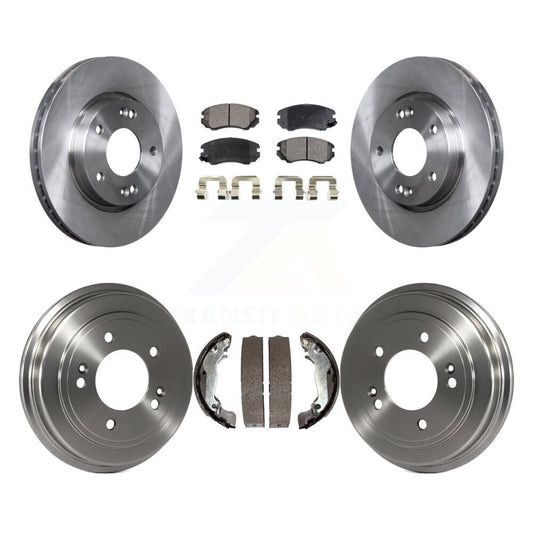 [Avant + Arrière] Kit de Disque et plaquette (semi-métallique) de frein pour Hyundai Elantra K8F-103325