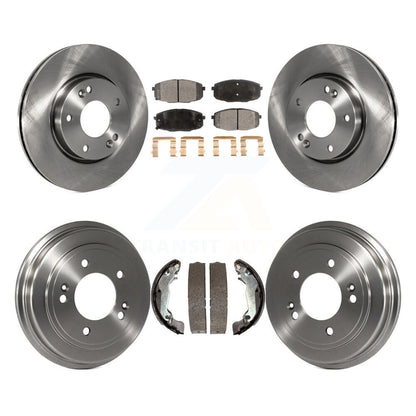 [Avant + Arrière] Kit de Disque et plaquette (semi-métallique) de frein pour 2009 Hyundai Elantra Touring K8F-103326