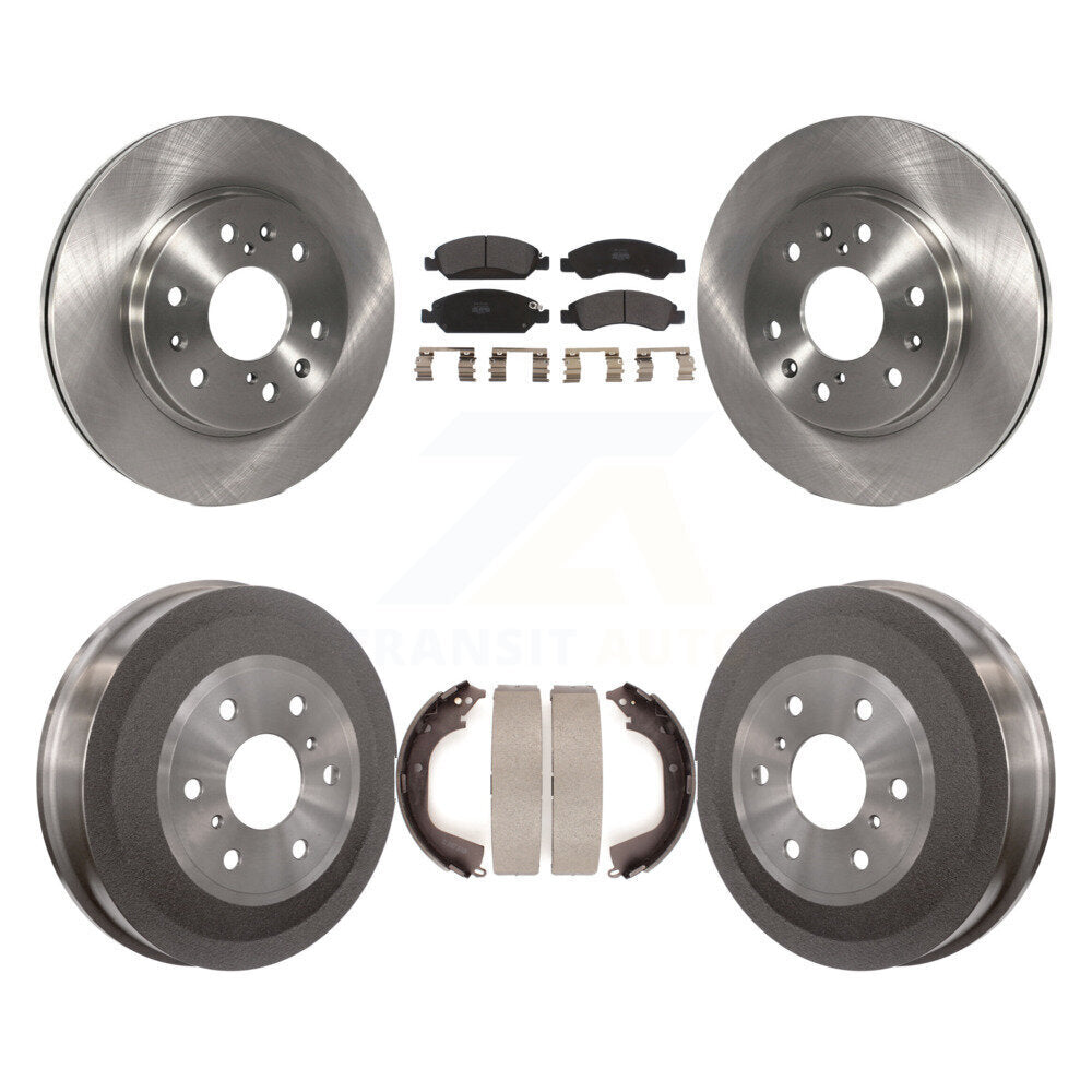[Avant + Arrière] Kit de Disque et plaquette (semi-métallique) de frein pour Chevrolet Silverado 1500 GMC Sierra K8F-103334