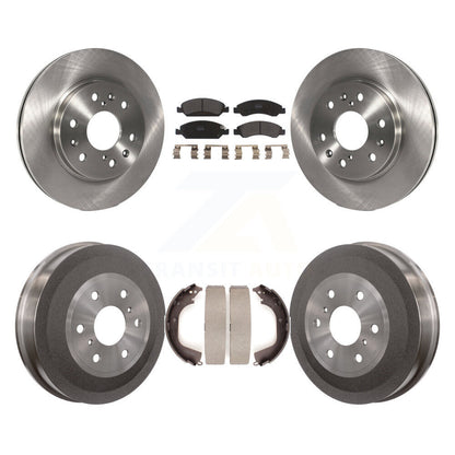 [Avant + Arrière] Kit de Disque et plaquette (semi-métallique) de frein pour Chevrolet Silverado 1500 GMC Sierra K8F-103334